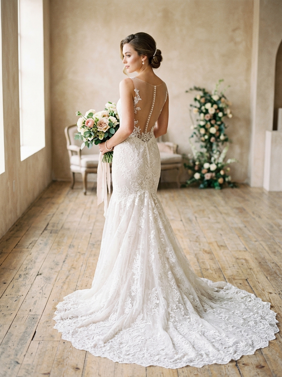 Vestido Sirena Alta Costura