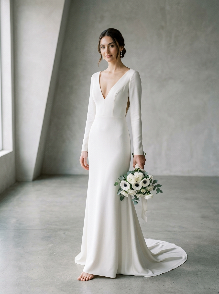Vestido Minimalista Seda